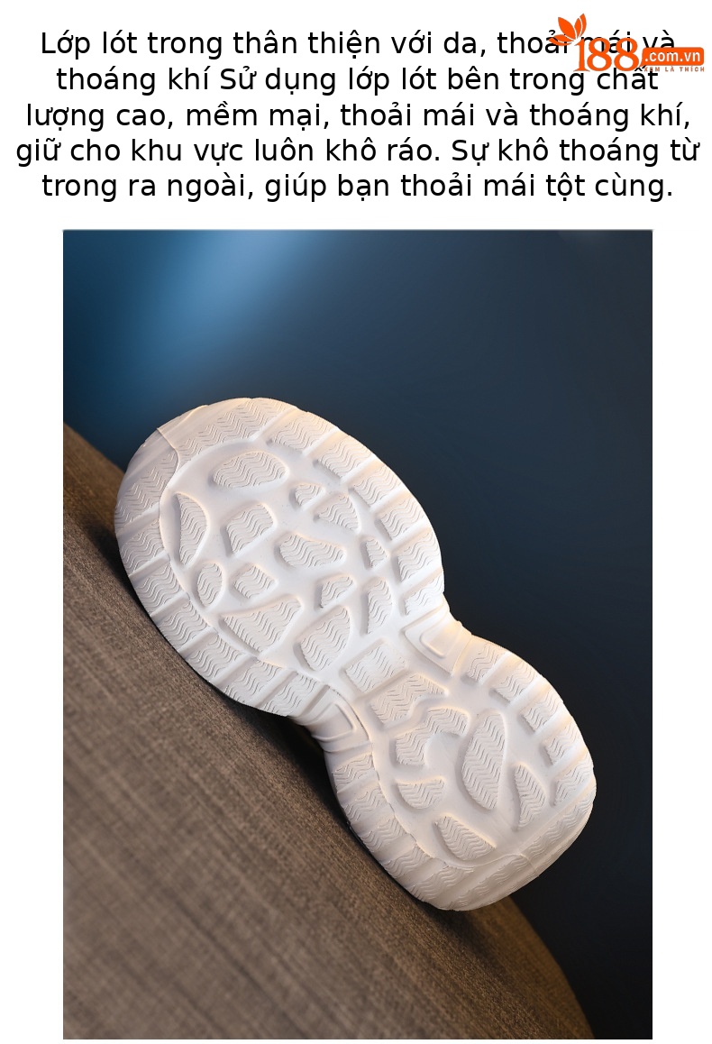 Giày sandal thể thao nữ đế dày độn cao, mặt lưới thoáng khí HS9866-6 — Màu trắng, Màu xám chi tiết 9