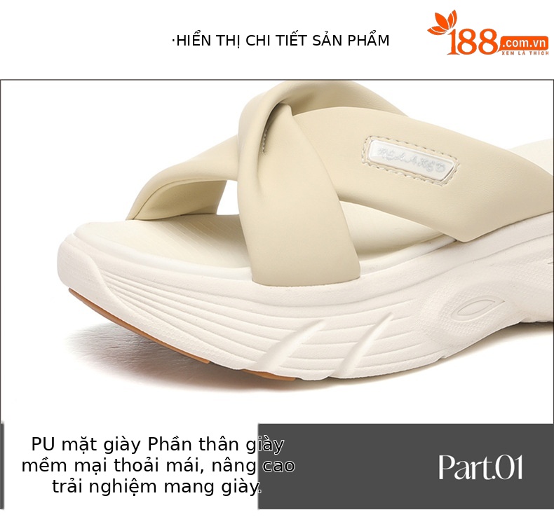 Dép sandal nữ đế dày kiểu La Mã mềm đi biển mùa hè 2026 — 7137 màu vàng xanh, 7137m màu chi tiết 15