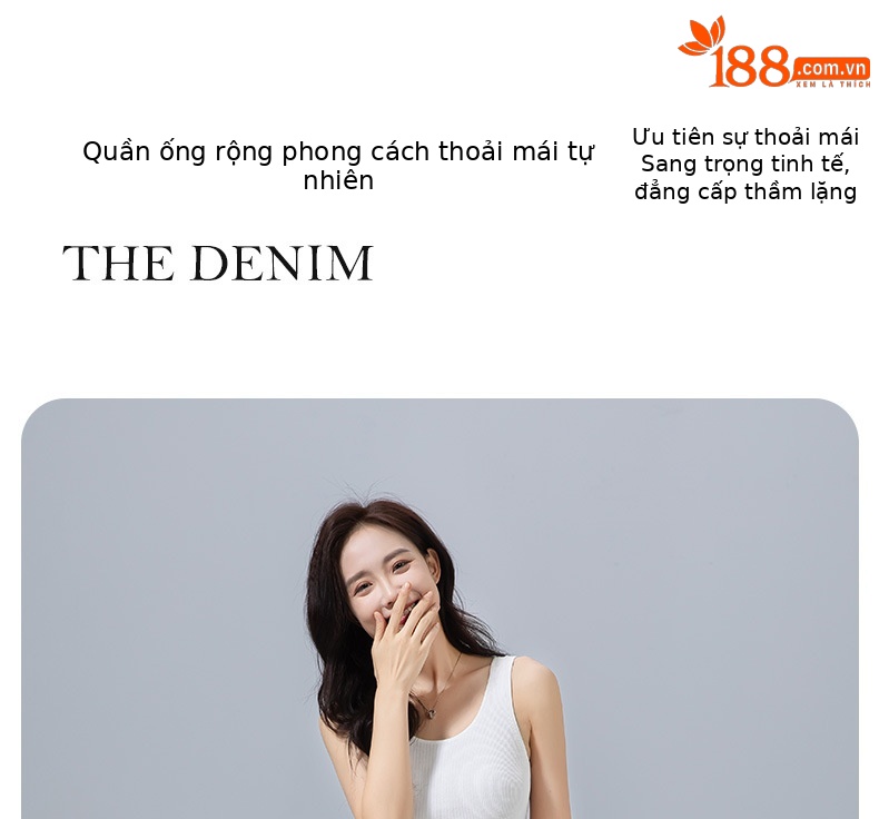 Quần ống rộng cạp cao dáng quả bóng dây rút thắt lưng 9 phần mùa hè — Màu trắng (bao gồm cả lớp lót) chi tiết 1