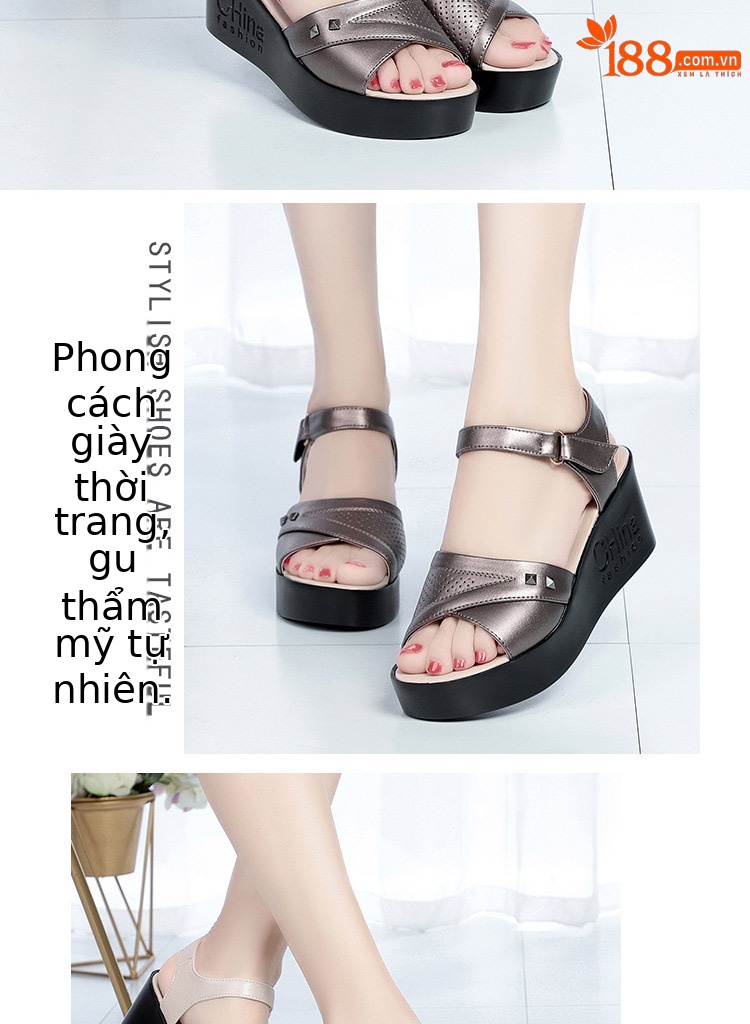 Dép sandal nữ quai chữ V đế bệt chống trượt mùa hè — đen chi tiết 12