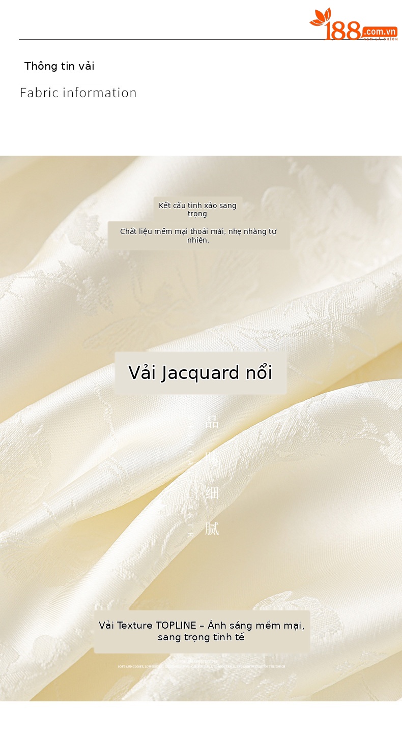 Đầm maxi nữ thắt eo phong cách sườn xám cổ điển, họa tiết phù điêu jacquard phương Đông — Màu xanh lá chi tiết 3