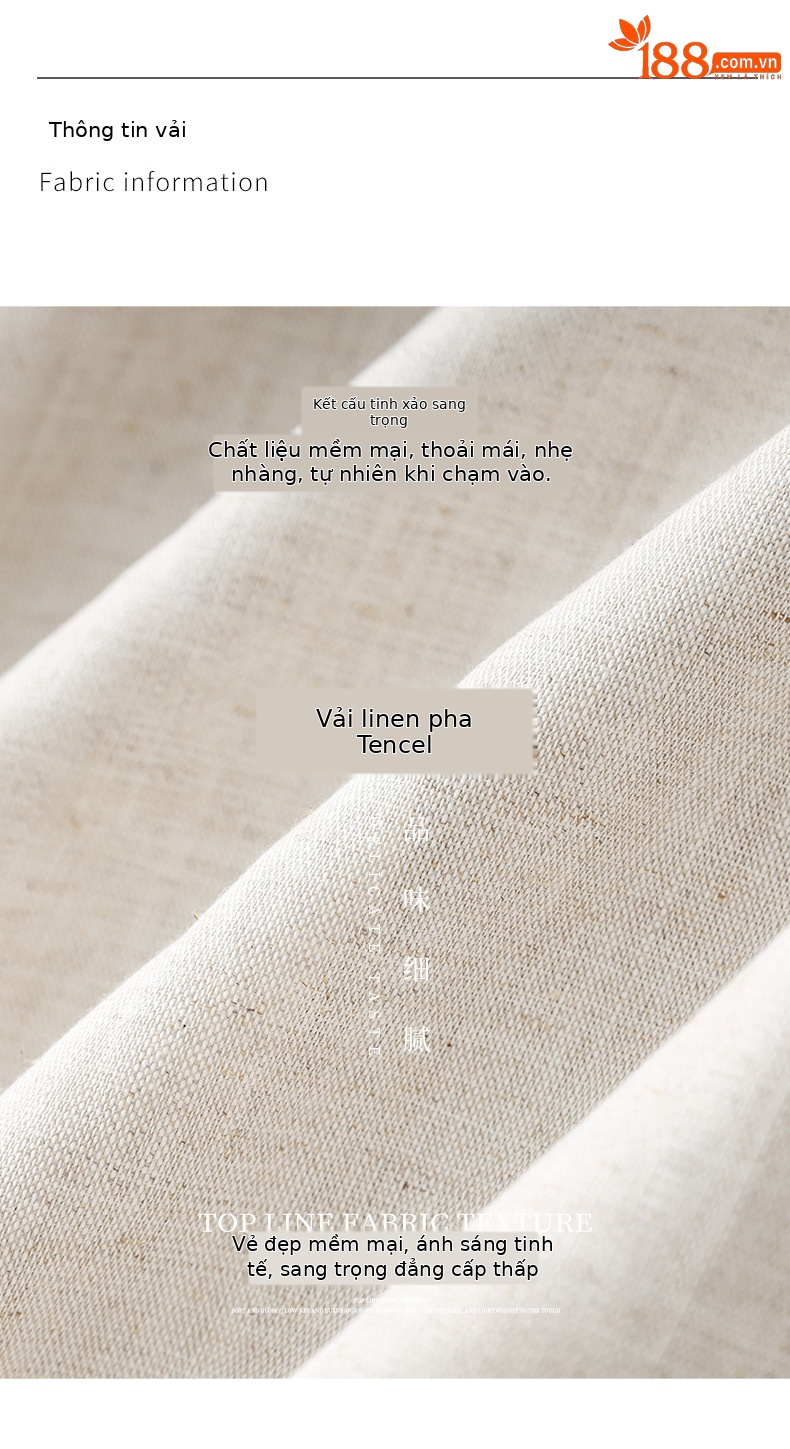 Đầm maxi nữ không tay phong cách Bohemian chất liệu linen tencel phối tua rua — Màu kaki chi tiết 3