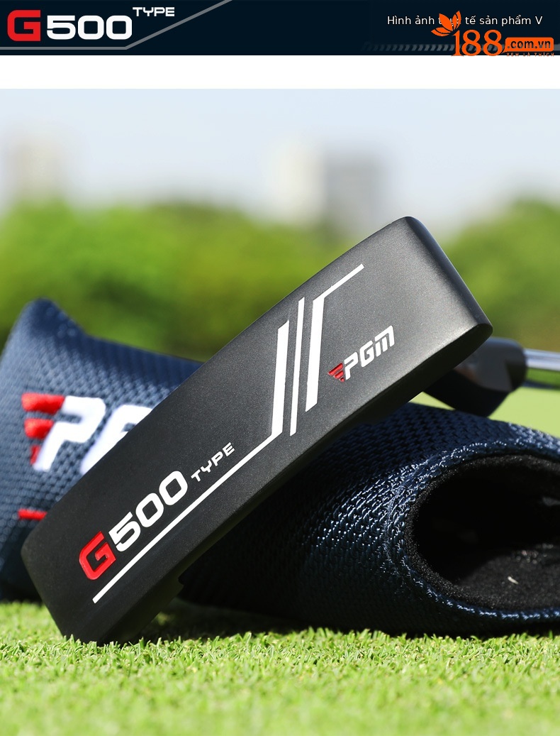 Gậy tập golf PGM đơn nam trọng tâm thấp chịu lỗi cao có vạch ngắm — Gậy gạt bóng màu đen TUG075 chi tiết 3