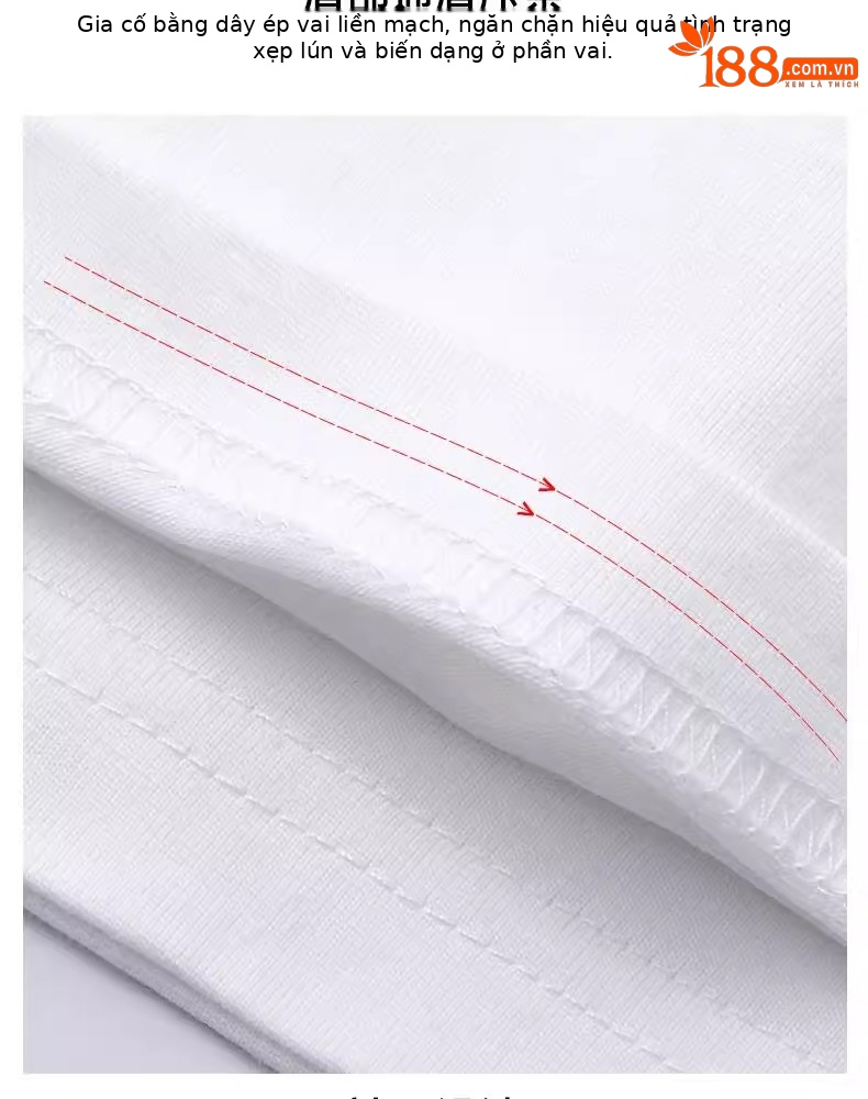 Áo thun nữ cổ tròn in hình cây dừa, chất cotton mềm mại, form suông thoải mái — Màu đen chi tiết 13