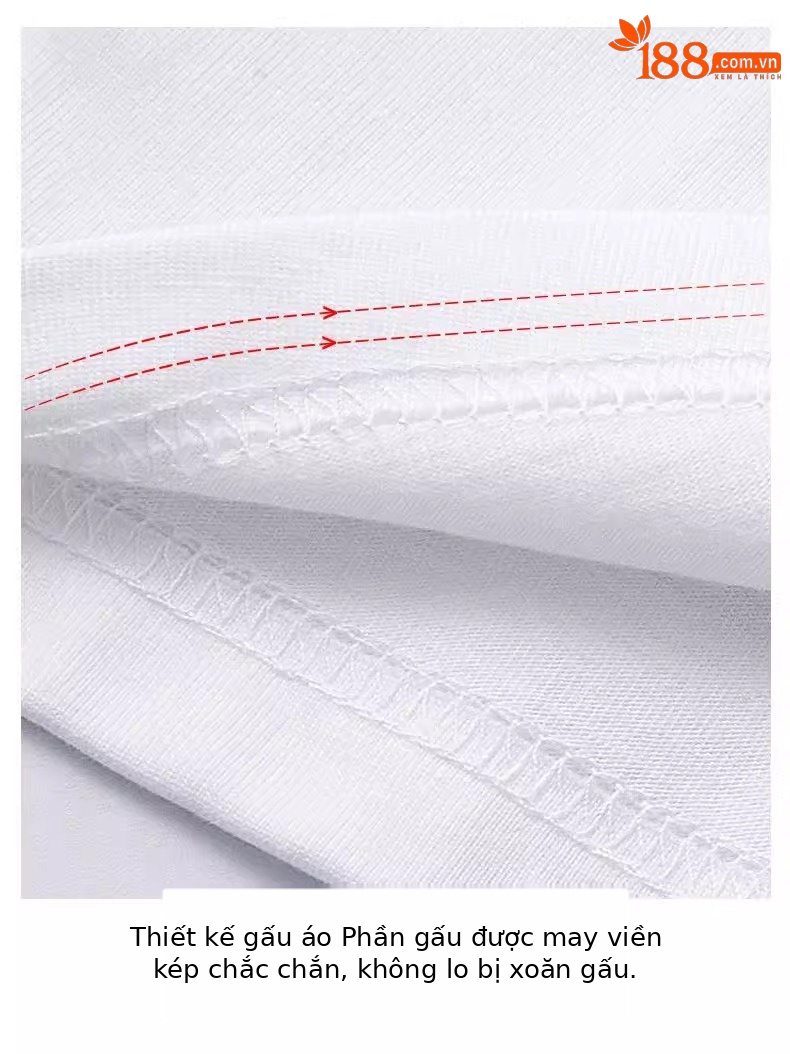Áo thun nữ cổ tròn in hình cây dừa, chất cotton mềm mại, form suông thoải mái — Màu đen chi tiết 15