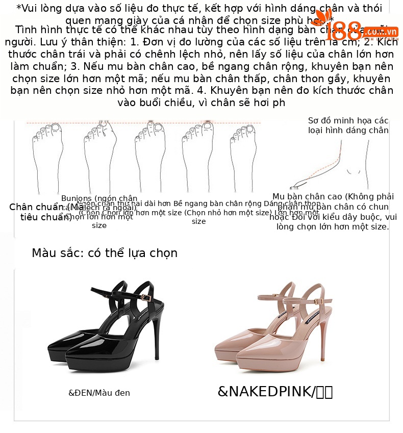 Giày cao gót nữ mũi nhọn gót 12 cm, đế chống thấm nước, phong cách cổ điển — Màu hồng nude chi tiết 1