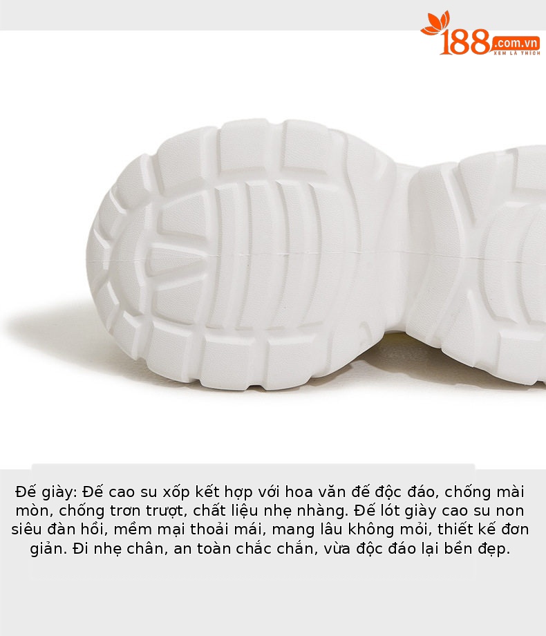 Sandal cao gót nữ hở mũi đế xuồng 8 cm, form mũi tròn, quai trước khoá kéo — Trắng, Xám chi tiết 6