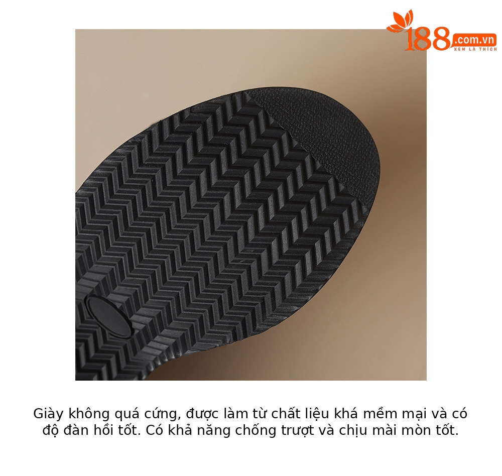 Dép xỏ ngón nữ đế xuồng cao 10cm khóa thắt lưng — Màu đen chi tiết 18