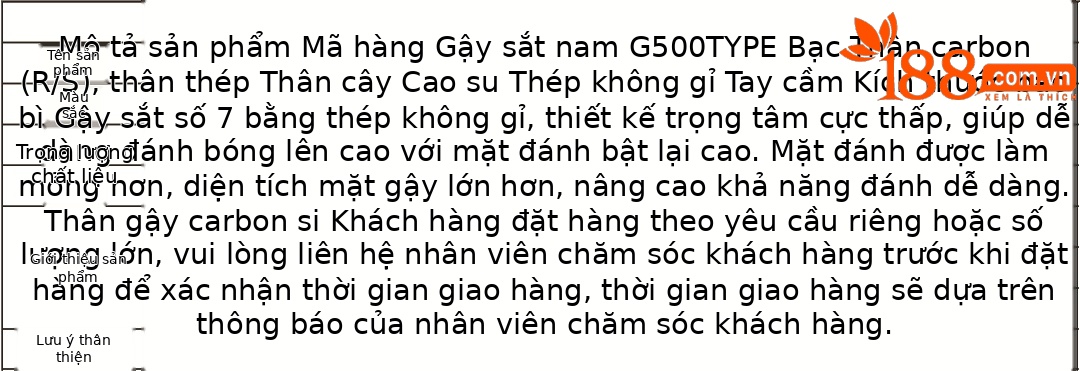 Gậy sắt golf số 7 PGM Hardcore thép không gỉ trọng tâm thấp — [Trục carbon cấp S] Sắt số 7 màu đen và xanh TIG075, [Trục carbon hạng R] Sắt số 7 màu đen và xanh TIG075, [Trục thép] Sắt số 7 màu đen và xanh TIG075 chi tiết 2