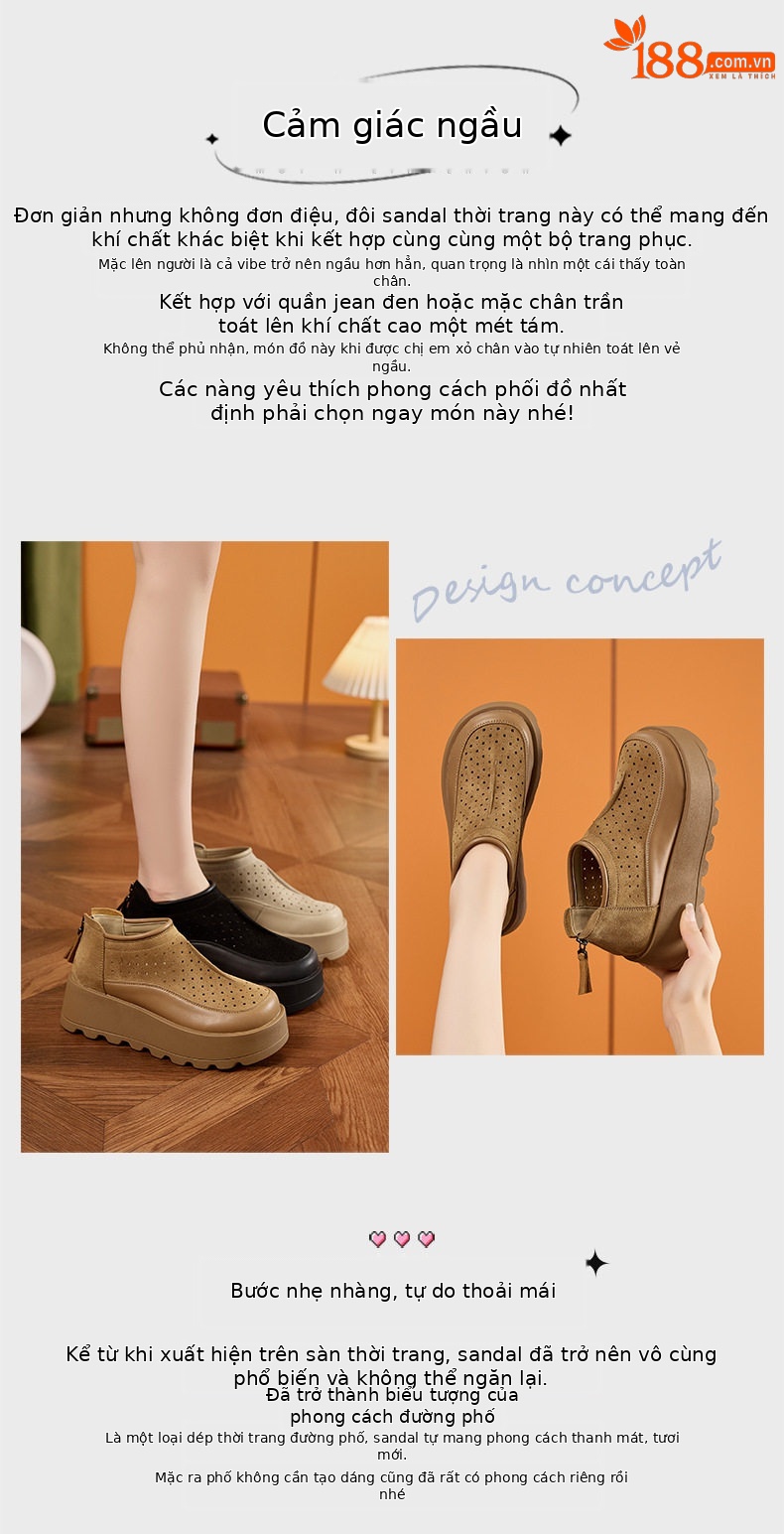 Dép sandal nữ đế dày Birkenstock phong cách mùa hè thoáng khí — Lạc đà, Mơ, Đen chi tiết 4