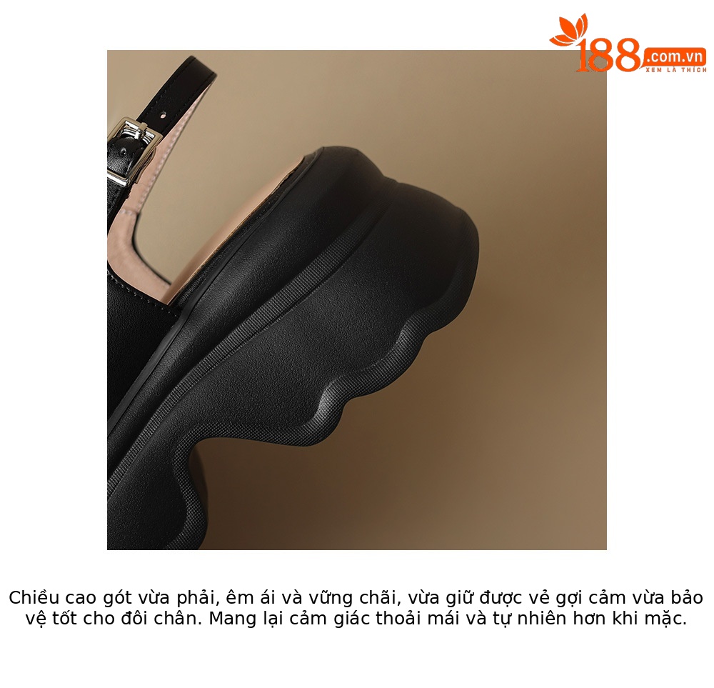 Dép sandal nữ quai ngang hở mũi đế bệt siêu nhẹ phong cách La Mã — đen chi tiết 18