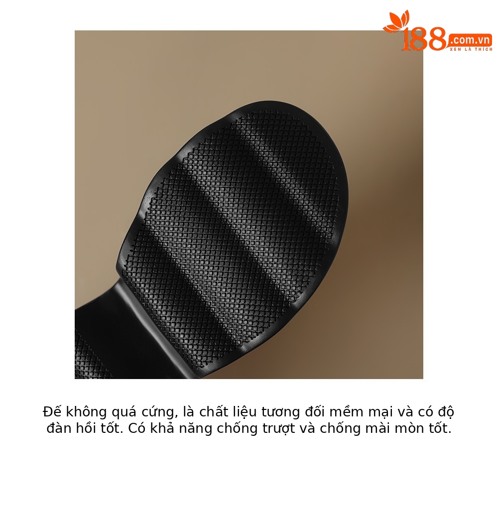 Dép sandal nữ quai ngang hở mũi đế bệt siêu nhẹ phong cách La Mã — đen chi tiết 19