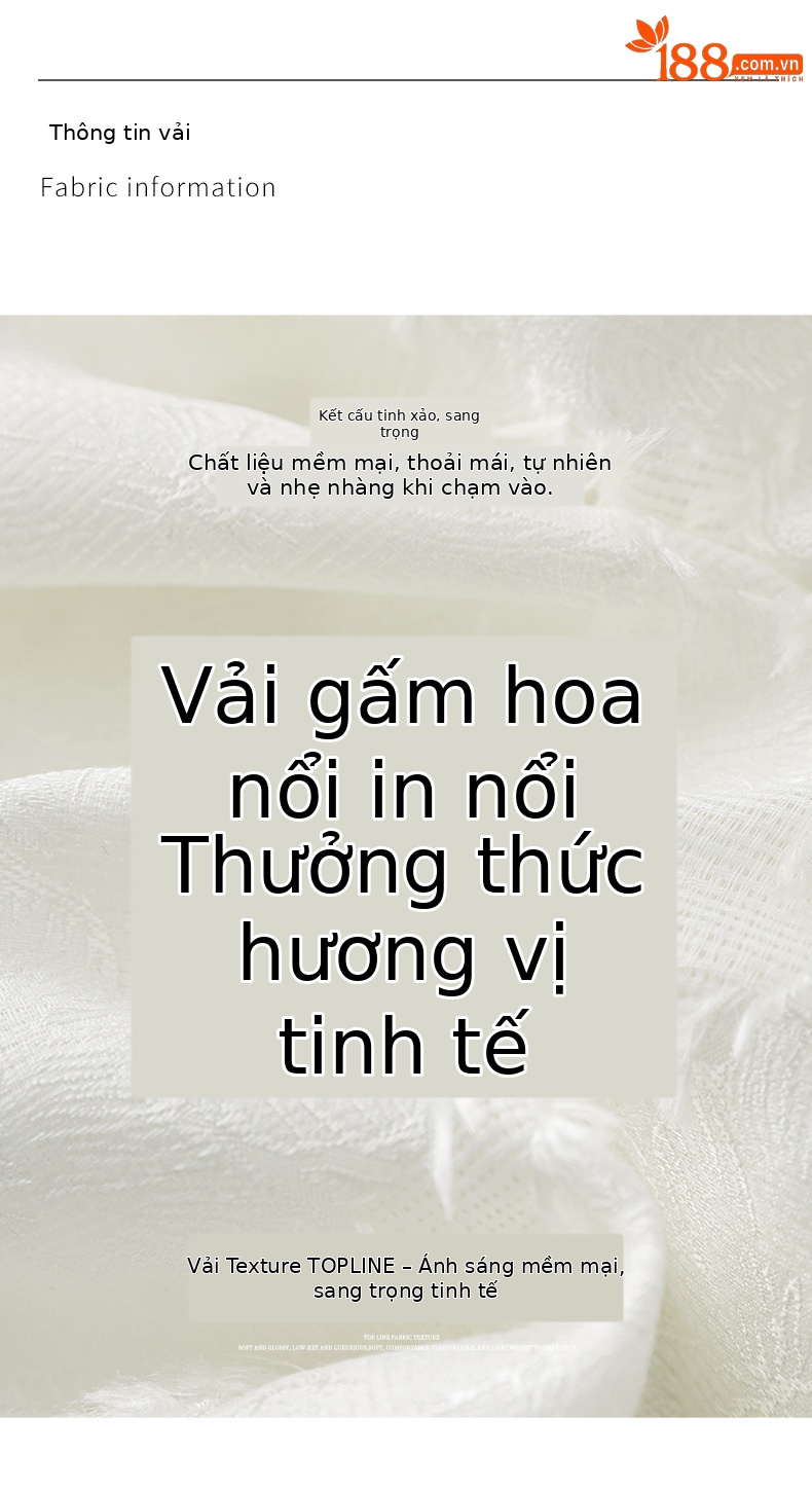 Váy liền nữ cổ tròn phối voan, họa tiết jacquard nổi, phong cách quý cô — Màu vàng chi tiết 3