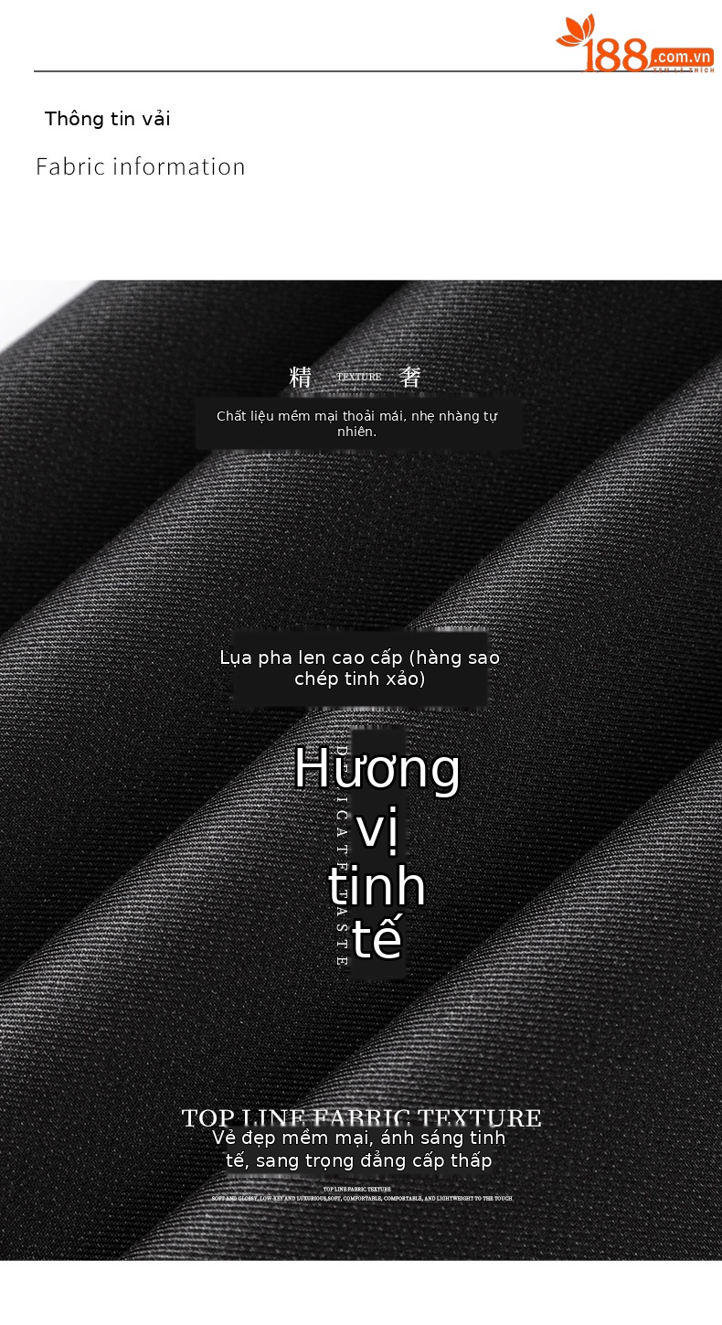 Váy cổ tròn tay ngắn suông midi thanh lịch đi làm — Màu đen chi tiết 3