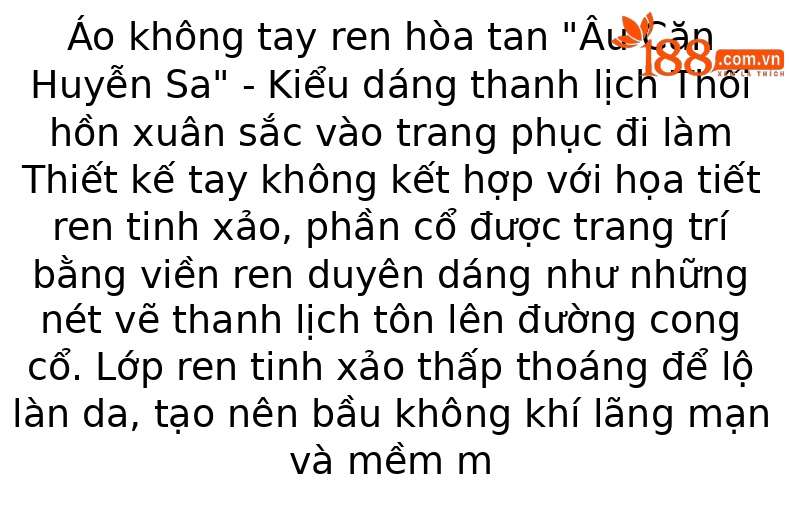 Áo hai dây organza ren cổ tròn phong cách thanh lịch mùa hè — Màu đen chi tiết 3