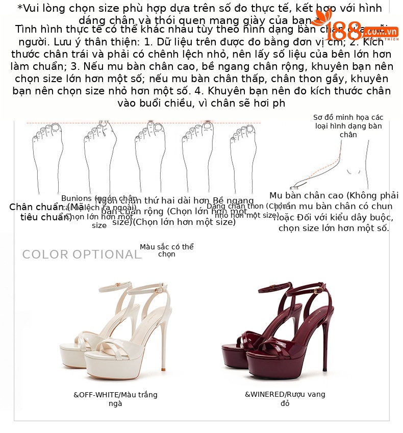 Giày cao gót hở mũi nữ gót nhọn đế chống thấm nước — Đỏ rượu chi tiết 1