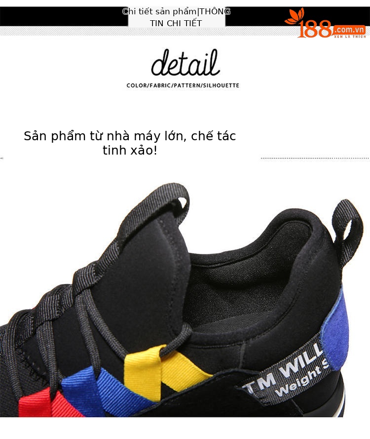 Giày sneaker nữ chunky đế dày tăng chiều cao, phối màu sành điệu mùa xuân hè 2025 — ML 8300-1 màu đỏ [có lót nhung] chiều cao gót 3.0cm, ML 8300 cao gót đỏ 3.0cm, ML 8300 màu xanh cao gót 3.0cm, ML 8300-1 màu xanh lam [có lót nhung] chiều cao gót 3.0cm chi tiết 14