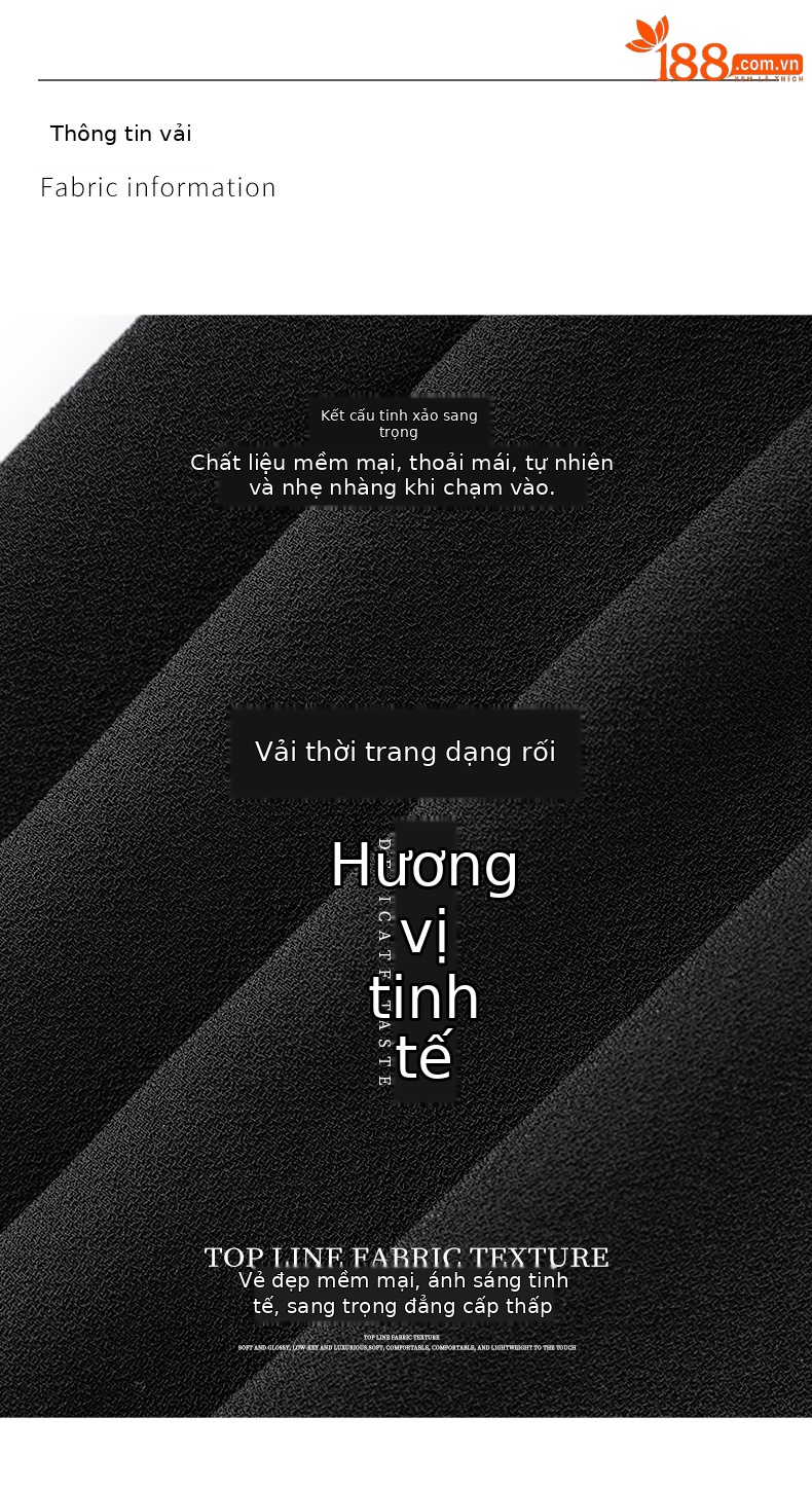 Váy đuôi cá ren móc hoa khâu phối thanh lịch đi làm — Màu đen chi tiết 3