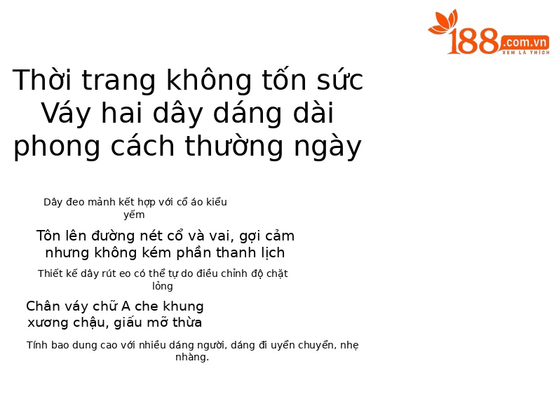 Váy liền hai dây denim cổ điển dáng chữ A thắt eo che hông dài — Xanh đá quý chi tiết 3