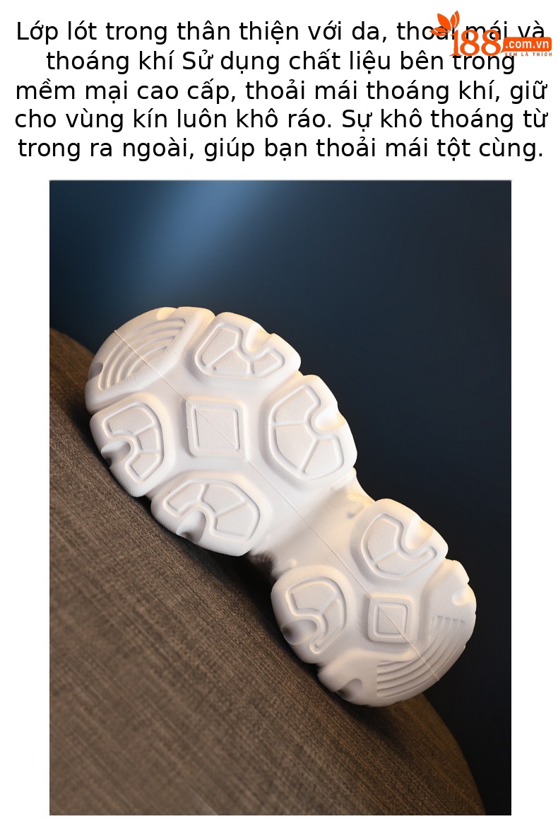 Giày sneaker nữ đế dày tăng chiều cao mặt lưới thoáng khí đính đá — Màu trắng chi tiết 9