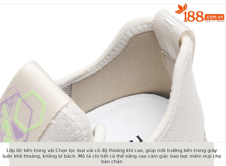 Giày sneaker nữ lưới thoáng khí chạy bộ nhẹ êm chống sốc mùa xuân hè 2025 — DH 98012 đen đỏ, DH 98021 đen trắng, LJ 69319 màu đen, JST 7036m đỏ chi tiết 15