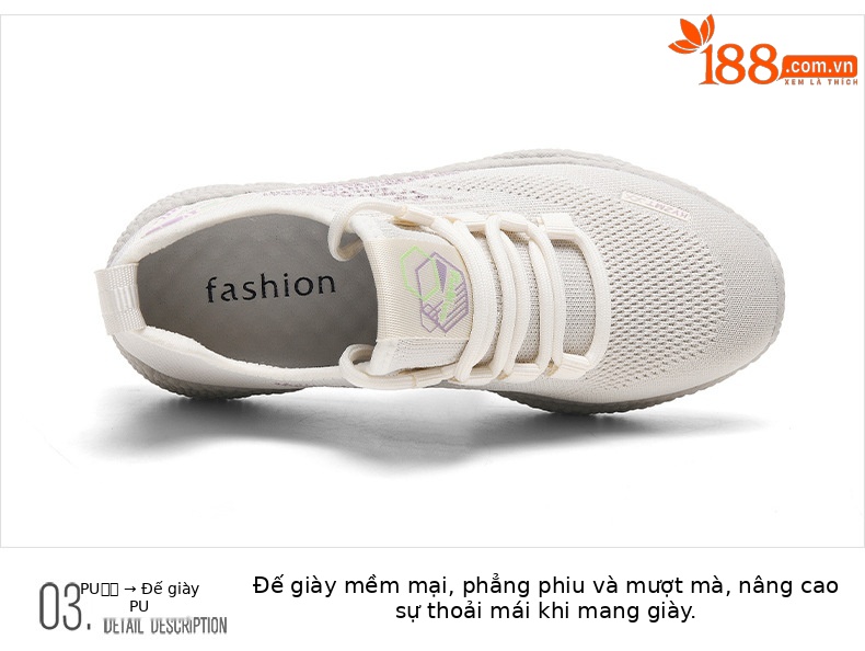 Giày sneaker nữ lưới thoáng khí chạy bộ nhẹ êm chống sốc mùa xuân hè 2025 — DH 98012 đen đỏ, DH 98021 đen trắng, LJ 69319 màu đen, JST 7036m đỏ chi tiết 16