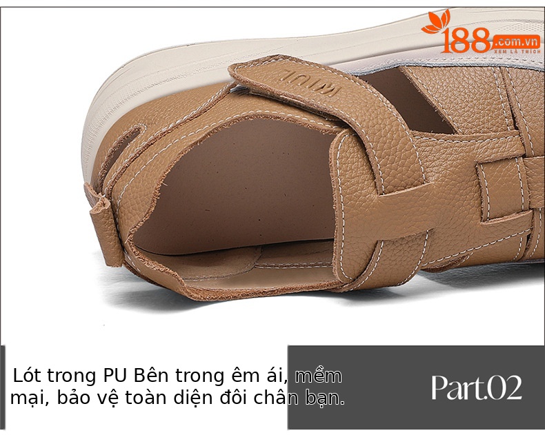 Giày lười nữ da thật thoáng khí đế mềm mùa hè 2025 — 7111 kaki, 7111m màu chi tiết 16