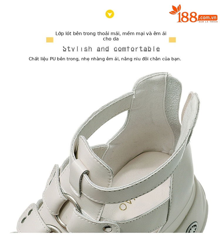 Giày sandal nữ da thật đế xuồng cao cổ cut-out mùa hè, giày La Mã tăng chiều cao gót 6-7 cm — FGN FN0221/ 0288m màu (da bò lớp 1) Chiều cao gót 6.0cm, FGN FN0221/0228 đen (da bò lớp 1) chiều cao gót 6.0cm, FGN FN0221/ 0242m màu (da bò lớp 1) Chiều cao gót 7.0cm, FGN FN0221/ 0228m màu (da bò lớp 1) Chiều cao gót 6.0cm chi tiết 11