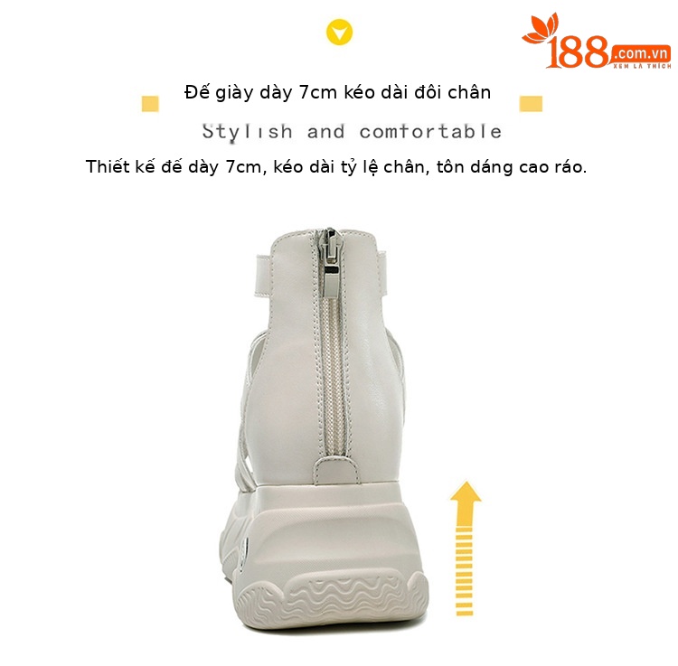 Giày sandal nữ da thật đế xuồng cao cổ cut-out mùa hè, giày La Mã tăng chiều cao gót 6-7 cm — FGN FN0221/ 0288m màu (da bò lớp 1) Chiều cao gót 6.0cm, FGN FN0221/0228 đen (da bò lớp 1) chiều cao gót 6.0cm, FGN FN0221/ 0242m màu (da bò lớp 1) Chiều cao gót 7.0cm, FGN FN0221/ 0228m màu (da bò lớp 1) Chiều cao gót 6.0cm chi tiết 12