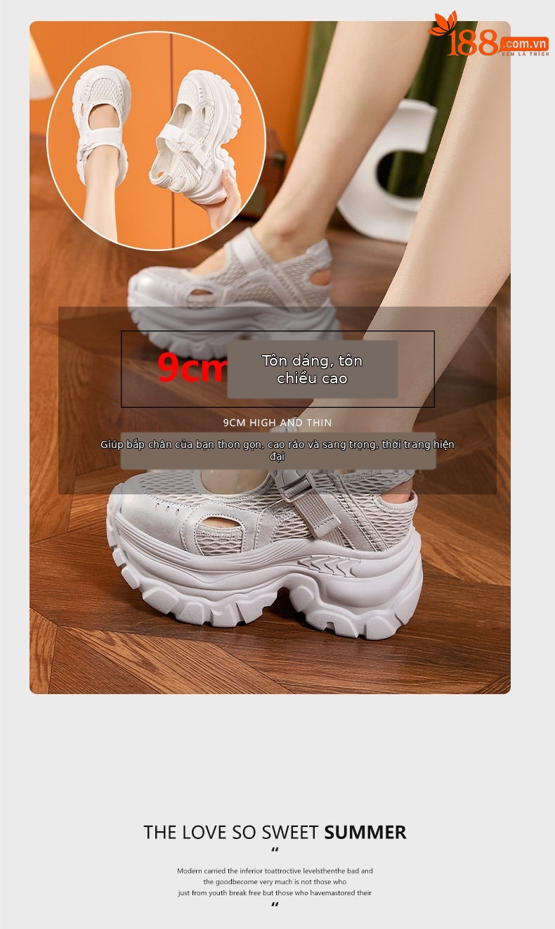 Sandal nữ đế thấp lấp lánh Crocs phong cách mới xuân hè 2026 — Trắng ngọc, Xám chi tiết 9