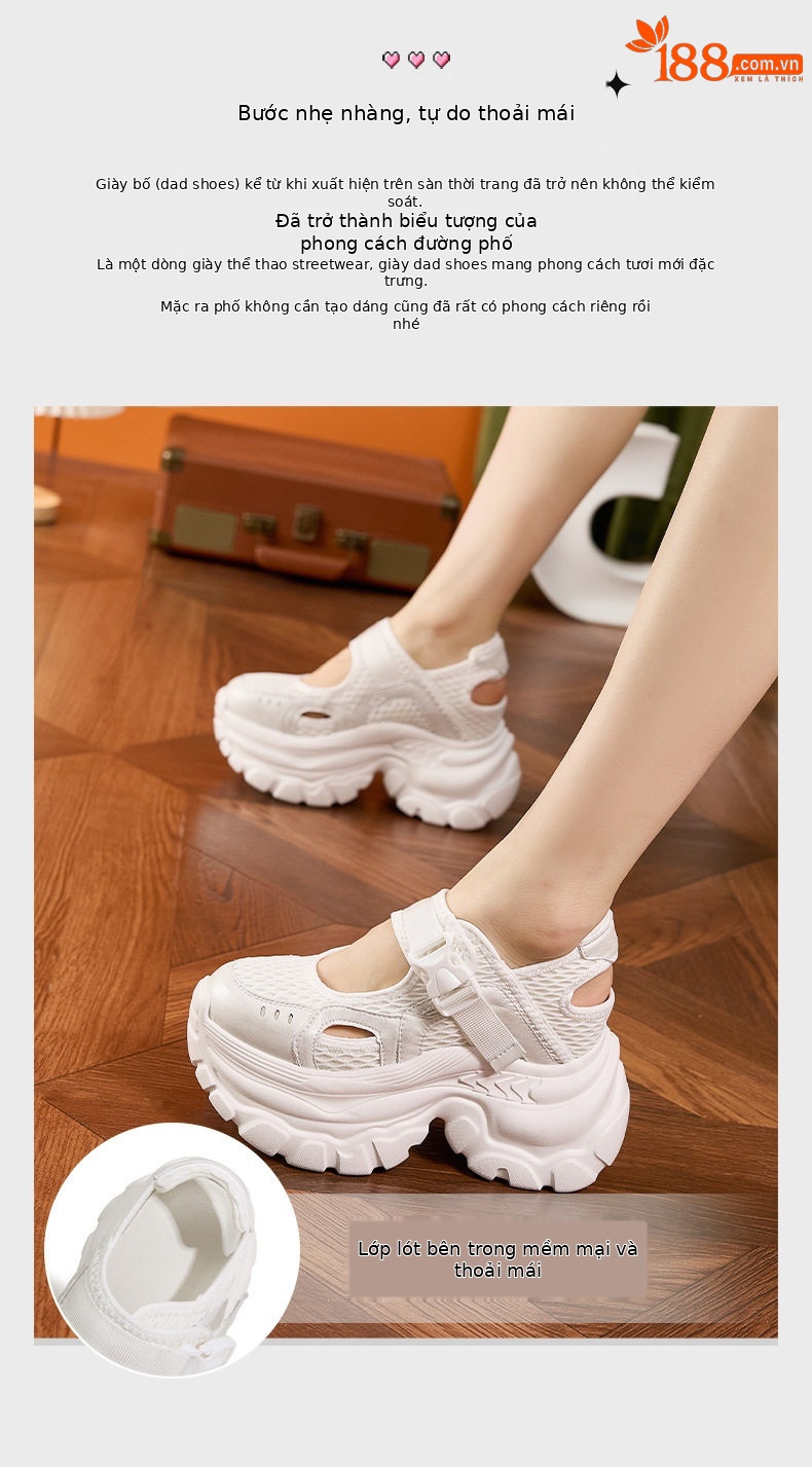 Sandal nữ đế thấp lấp lánh Crocs phong cách mới xuân hè 2026 — Trắng ngọc, Xám chi tiết 5