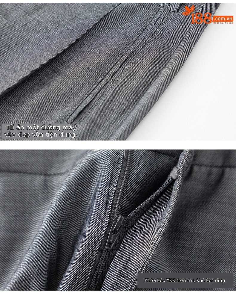 Bộ vest nữ phong cách tiền cũ Xinge áo vest gile quần ống rộng vải lanh Tencel mỏng mùa hè — Vest xám (65473) chi tiết 19