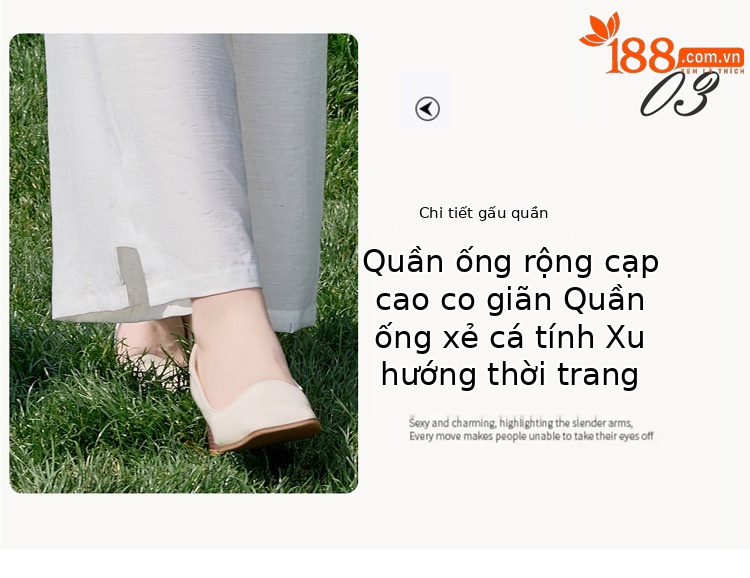 Bộ đồ mùa hè nữ Tencel cao cấp áo hai dây quần ống rộng ba món SY2697 — Bộ màu như hình chi tiết 9