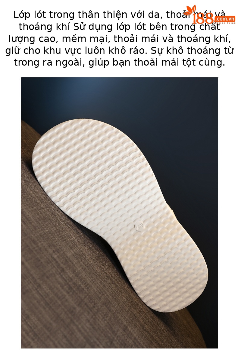 Sandal đế dày tăng chiều cao nữ phong cách La Mã đính nơ mùa hè 2025 — Màu be, Màu đen chi tiết 9
