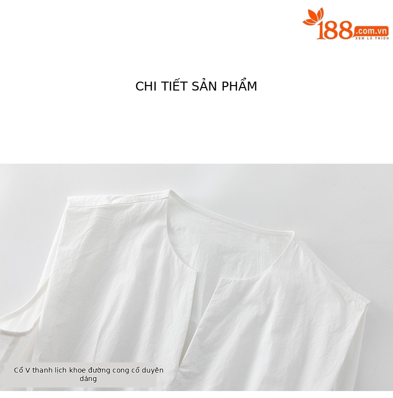 Váy liền không tay cổ chữ V ôm eo dáng chữ A dài midi che khuyết điểm — Màu kẹo chi tiết 15