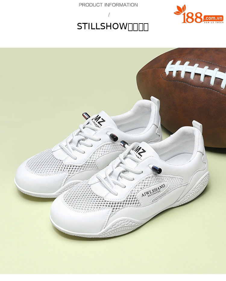 Giày sneaker nữ da thật lưới thoáng khí đế bằng 3 cm mùa hè 2025 — LJ 58219 [be xám] cao gót 3cm, LJ 58108 [be xám] cao gót 3cm, LJ 58109 [màu be] cao gót 3cm, DH 58617 [màu be xám] cao gót 3cm chi tiết 13