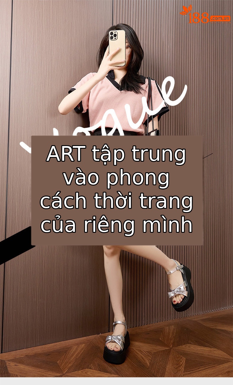 Dép sandal nữ xỏ ngón đế bệt phong cách hè nơ trang trí — Bạc, Đen chi tiết 1