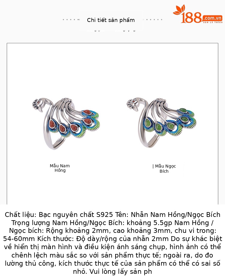 Yilu Silver Natural Hetian Jade Ring S925 Sterling Silver Jasper Southern Red Agate Peacock Men Guofeng Factory Bán buôn — Mẫu đỏ nam chi tiết 2