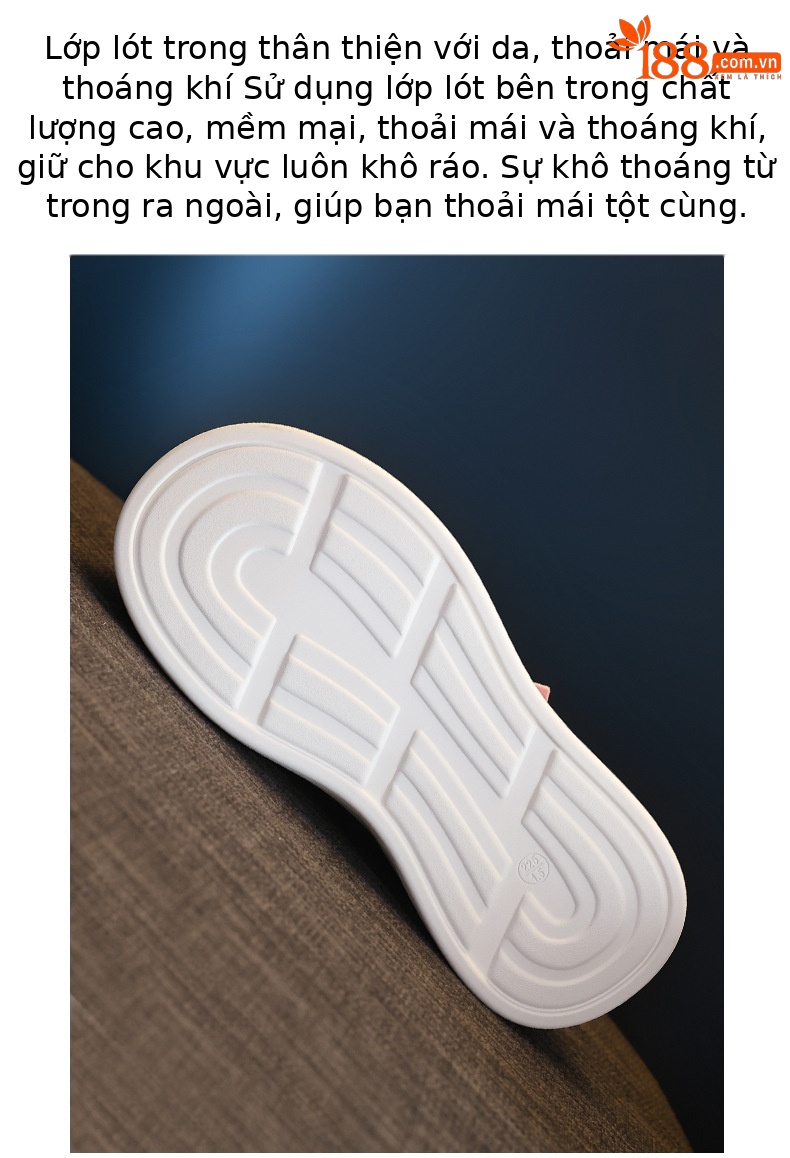 Dép bít mũi nữ đế dày độn cao bên trong, giày lười xỏ chân mới mùa hè 2025 — Màu hồng, Màu bạc chi tiết 9