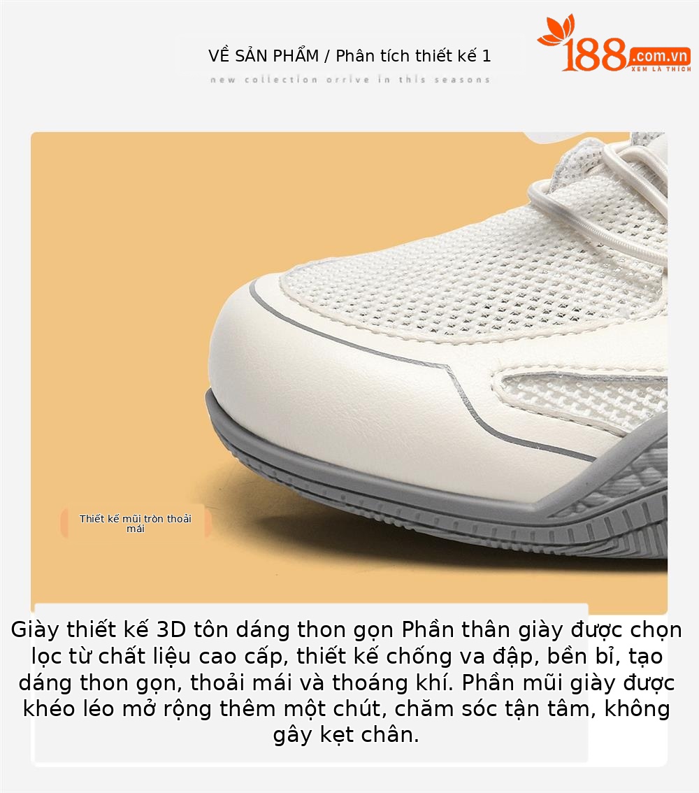 Giày thể thao nữ đế dày mùa hè 2025, sneaker lưới thoáng khí, giày trắng phong cách cổ điển — LJ 58278m màu bốn mùa, LJ 58109- 2m màu Bốn Mùa, Lưới màu xám LJ 58219m, Lưới trắng LJ 1138 chi tiết 3