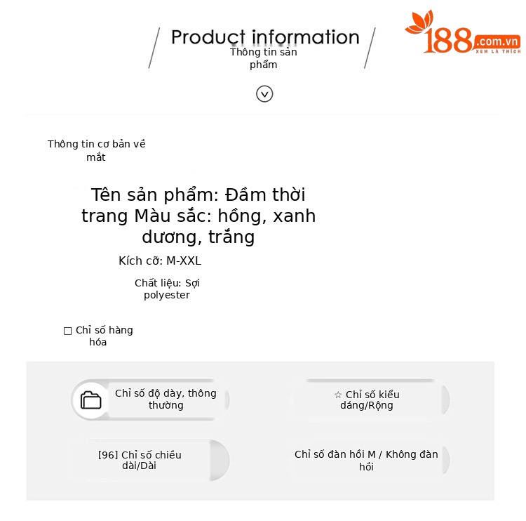 Váy liền suông midi che bụng thời trang hè 2025 dáng rộng khí chất LM6906 — Màu hồng, Màu trắng chi tiết 10