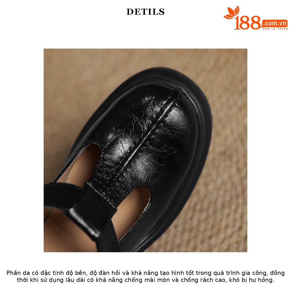 Sandal cao gót nữ đế xuồng da thật, quai hậu bít mũi, gót 10 cm — đen, Màu trắng nhạt chi tiết 14