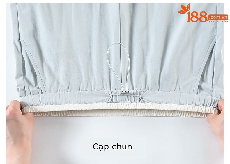 Quần ống rộng chống nắng leo núi nữ mỏng mát mùa hè dáng suông — Màu đen chi tiết 16