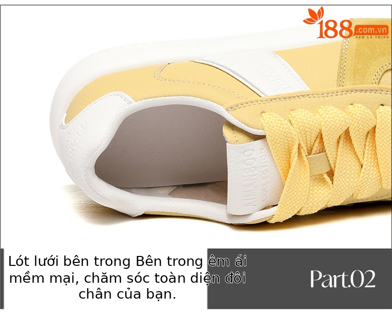 Giày sneaker nữ da thật lưới mỏng đế dày mũi tròn phong cách thể thao hè 2025 — JST 7115-1 trái cây xanh, JST 7115-1 màu vàng chi tiết 17