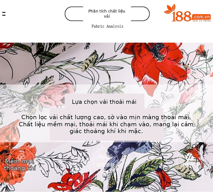 Váy liền không tay dáng dài xòe rộng, chít eo in hoa cao cấp mùa hè — Màu hoa chi tiết 3