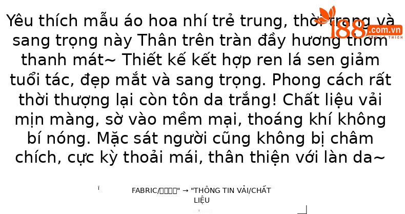 Áo sơ mi voan hoa lá sen tay ngắn nữ tính họa tiết hoa nhí — Màu hoa chi tiết 2