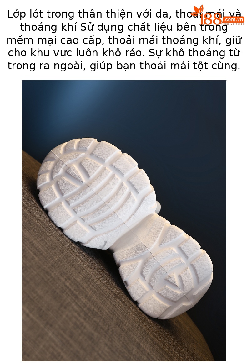 Giày sneaker chunky nữ đế dày lưới thoáng khí tăng chiều cao đính đá — Màu đen chi tiết 8