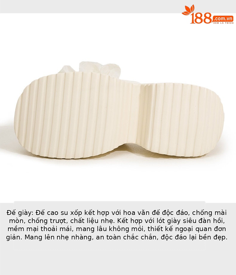 Dép sandal nữ quai chữ V đơn giản mùa hè — Len sạch, Đen chi tiết 7