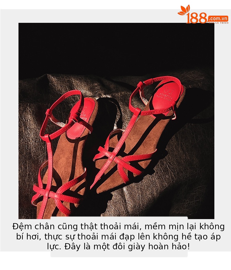 Sandal nữ quai mảnh hở mũi kiểu Pháp gót giữa 2025 — đen, vàng, màu đỏ chi tiết 4