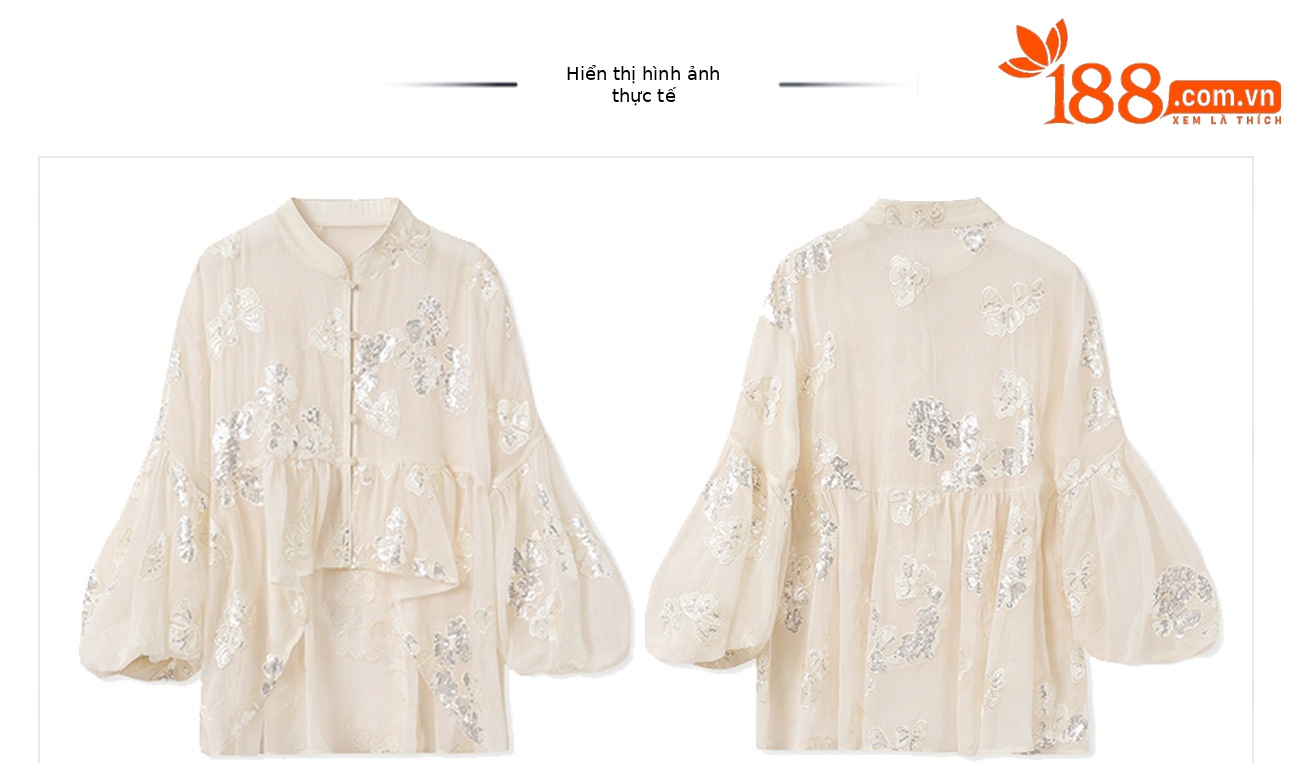 Bộ váy yếm hai dây và áo khoác tay đèn lồng thêu họa tiết phong cách Trung Quốc mới N4042 — Váy hai dây, Áo khoác chi tiết 25